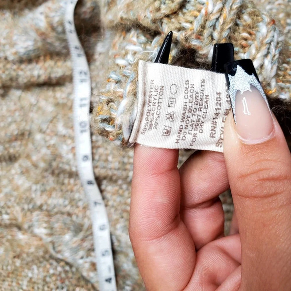 Hem & Thread Tan Knit Pullover Sweater - Picture 5 of 5